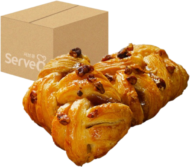 [업소용] 미니 메이플 피칸 플레이트 생지 42g 480개(4박스), 480개