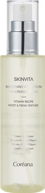 [민감피부 비타민 세럼] 코리아나 스킨비타 화이트닝 세럼 나이아신아마이드 5.0, 1개, 100ml - 쿠팡