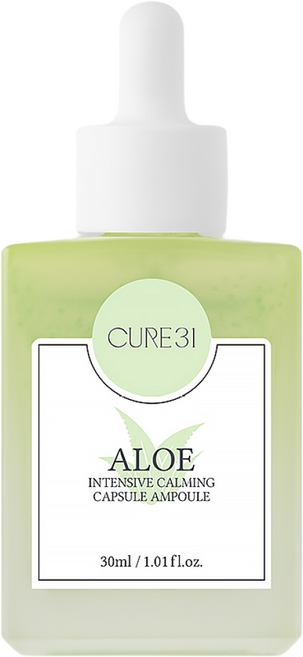큐어31 알로에 인텐시브 카밍 캡슐 앰플, 1개, 30ml