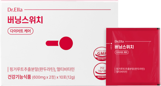 닥터엘라 버닝스위치 다이어트보조제 체지방 감소, 20정, 8개