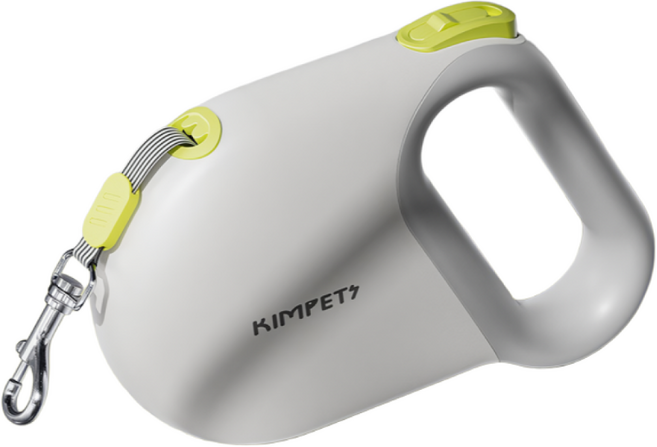 와이비펫샵 반려견 강아지 꼬임방지 자동리드줄 목줄 5m, 1개, 형광