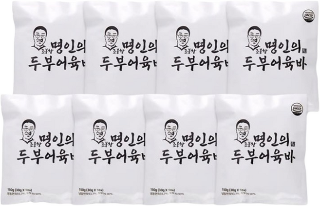 [미리내티씨] 조봉창명인의 두부어육바 밀가루제로 생선살 두부어묵 수제어묵 해썹인증 건강간식 다이어트식 아이들간식, 1세트, 1.2kg