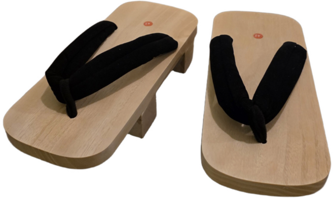 스고이 일본 나막신 코스프레 우드 쪼리 슬리퍼