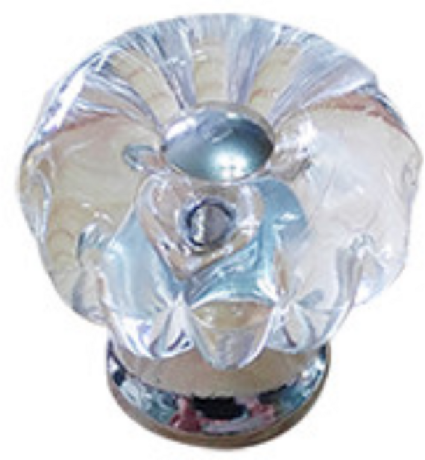 철물코리아 보석 손잡이, J01-피오레크롬, 1개