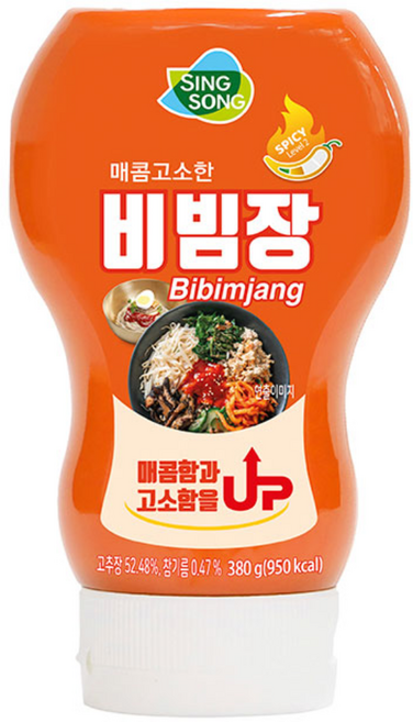 신송 매콤 고소한 비빔장380gx16팩, 380g, 16개