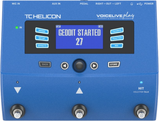 [추후 입고예정] TC Helicon VoiceLive Play 보이스 라이브 플레이 보컬이펙터, 1개