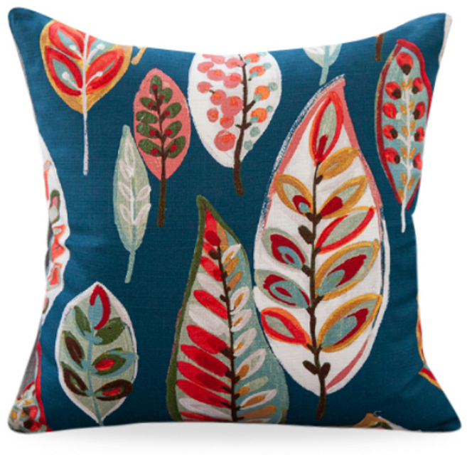 아델리오 더크 슬럽 면 쿠션 방석 커버