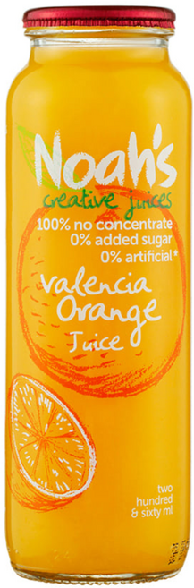 노아 발렌시아 오렌지 주스 260ml, 6개
