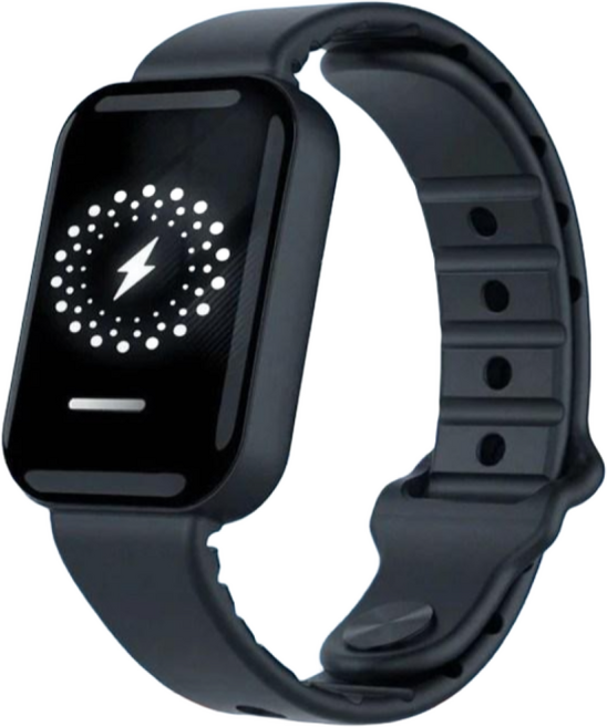 피라모니 스마트 정전기 팔찌, 1개, 블랙