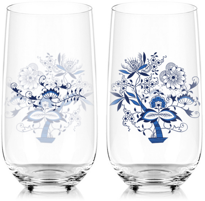 쯔비벨무스터 피에몬떼 크리스탈 하이&맥주잔 2P세트, 1세트