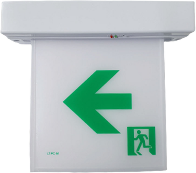 리더스테크/천장형/거실통로유도등/단면/좌방향/중형/부림소방, 1개