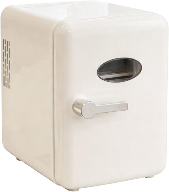 화장품냉장고 USB 가정용 냉열 겸용 4L 휴대용 미니 냉장고, 화이트, AQ-4L