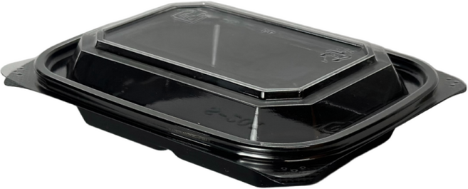 샐러드도시락용기 DL-201 1칸 샐러드용기 201용기 반찬용기 201 500개세트, 블랙, 1개, 500세트