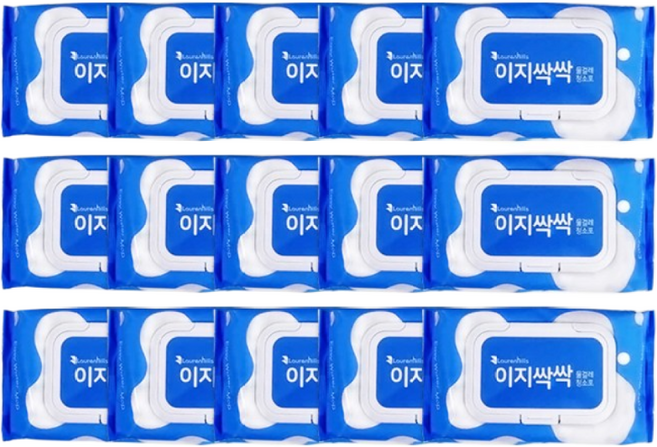 이지싹싹 물걸레 청소포 30매, 15개