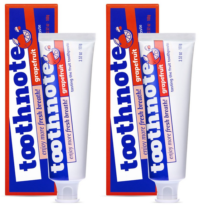 투스노트 테라피 치약 자몽향, 100g, 2개