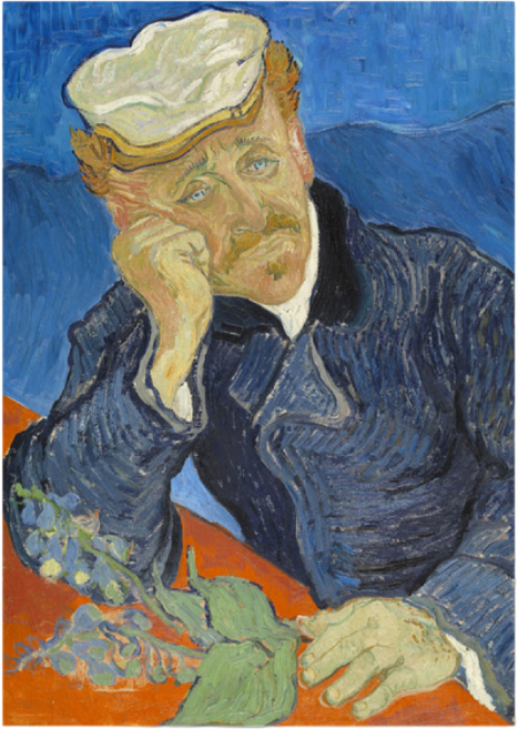 빈센트 반 고흐 펠트 패브릭포스터, FP고흐_17가셰박사의초상, A2