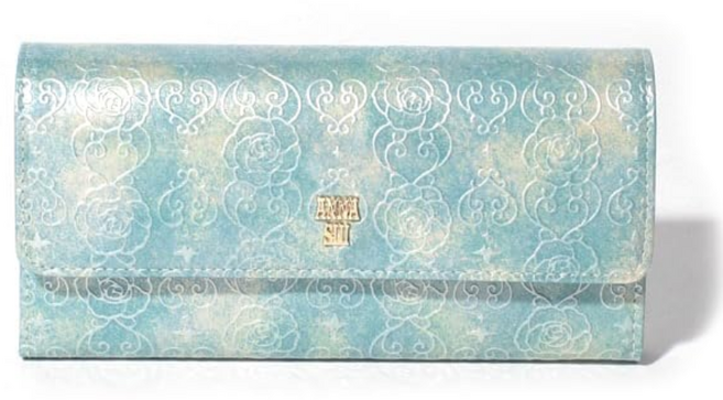 [안나 수이] 로즈 하트 플랩 길이 지갑 여성 317980-73 민트