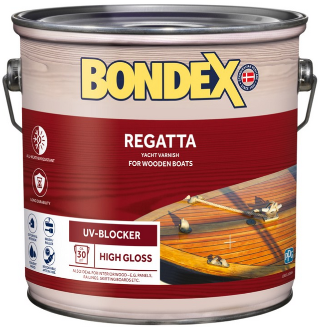 본덱스 요트바니쉬 (2.5L) 유성 목재 투명 방수페인트, 1개