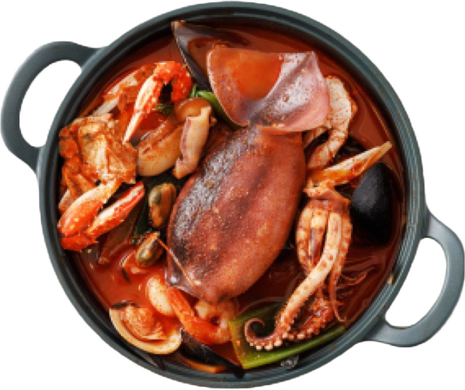 통오징어 해물짬뽕탕 650g (면세), 1개