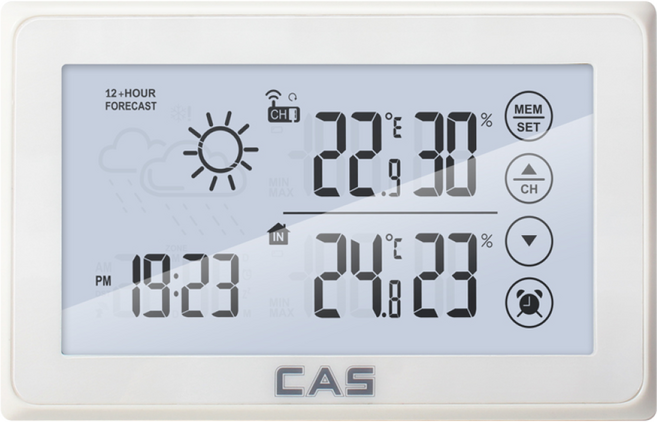 카스 무선 온습도계 CLTR-100 (-20~60도) 무선센서 실시간확인, 1개