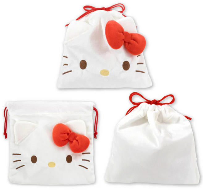 일본 산리오 정품 주머니 파우치 조리개 화장품파우치