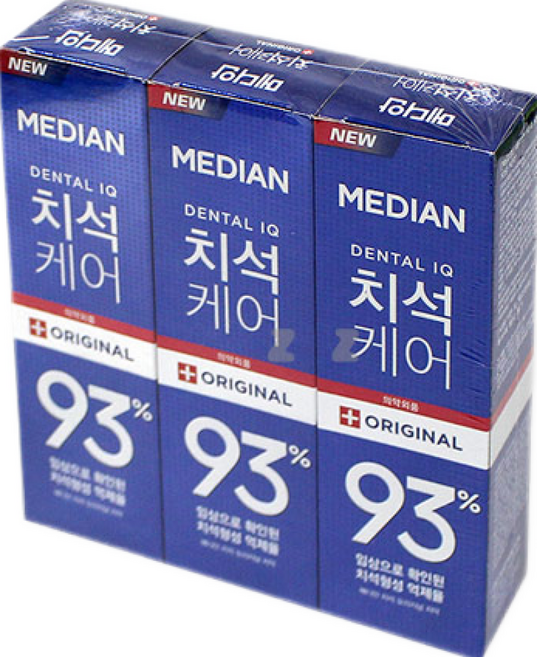 메디안 치석 오리지널 치약 120gX3입 -TJ, 120g, 혼합과일향