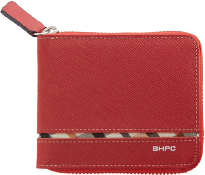 비버리힐스폴로클럽 여성용 체크무늬 지퍼반지갑 PC5UC39001RE