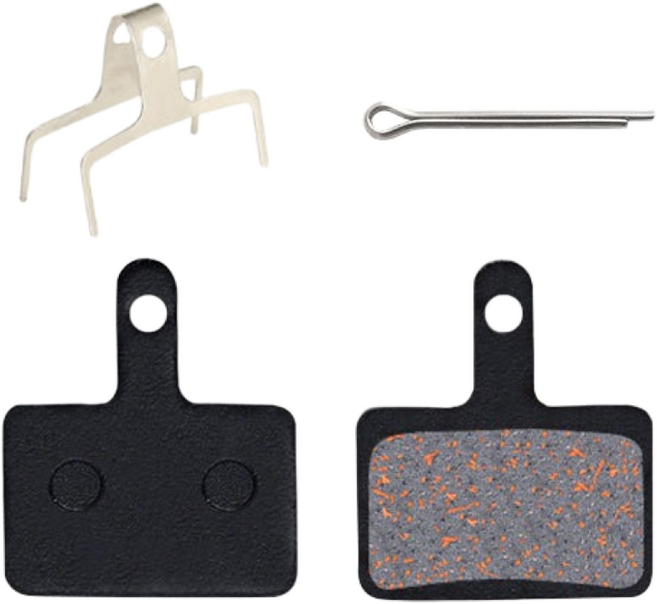 [1+1] 2세트 전동 자전거 전기 킥보드 디스크 브레이크 패드 MTB 로드 하이브리드 호환 세미 메탈 세라믹 유압, 2개