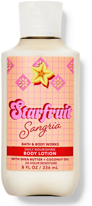 [Bath and Body works] 배스앤바디웍스 BBW 향기로운 스타프루트 샹그리아, 1개, 236ml, 바디로션