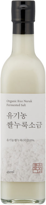 배나무실 유기농 저염 쌀누룩 소금 300ml, 1개, 450ml