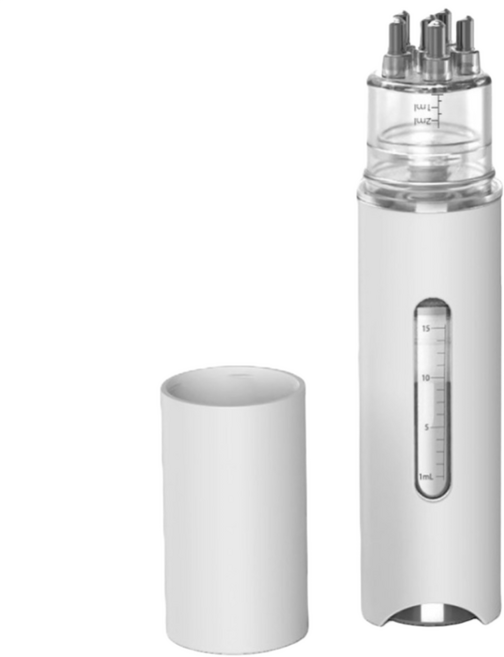 뷰티프라우 두피케어 도포기 공병 탈모 헤어토닉 영양제 담는병 오일 마사지, 1개, 화이트