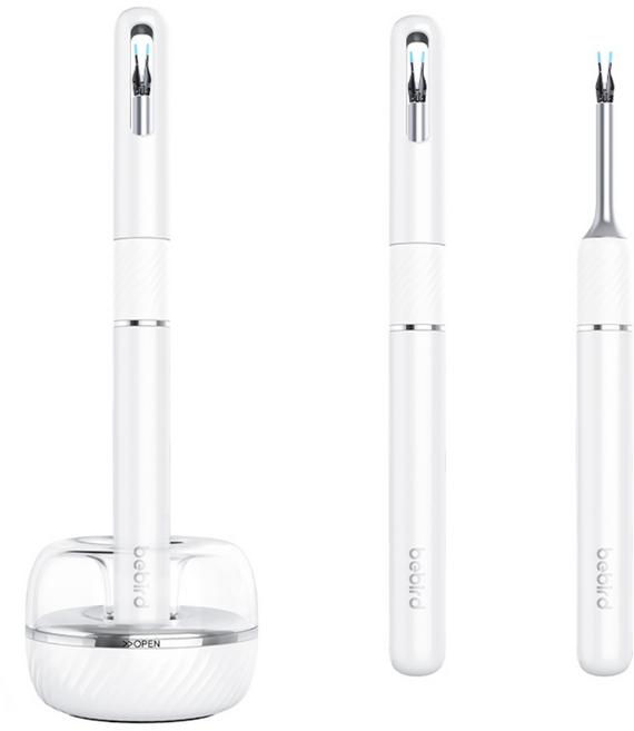 비버드코리아 이어스캐너 노트5 프로 내시경 스마트 카메라 귀이개 한국정발, 1개, 화이트