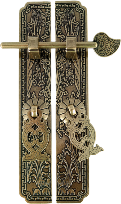 엔틱 전통 가구손잡이 5103 빗장형 1세트