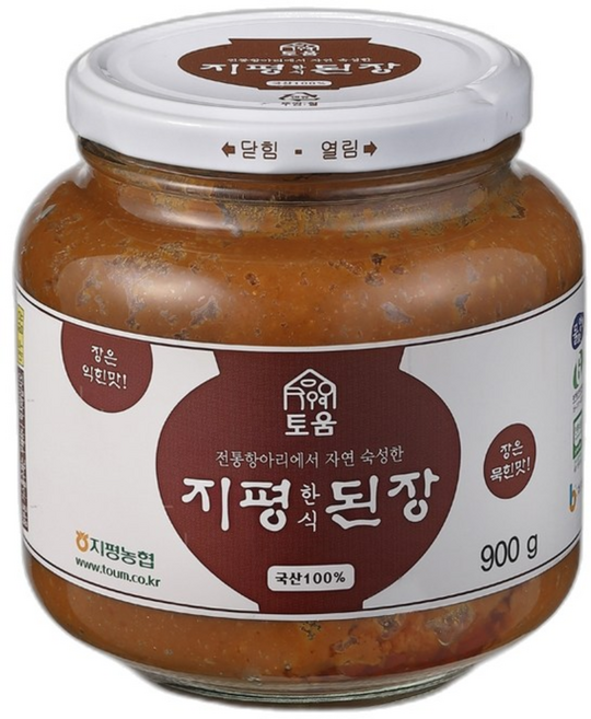 지평농협 한식된장 (2년숙성된장), 900g, 1개