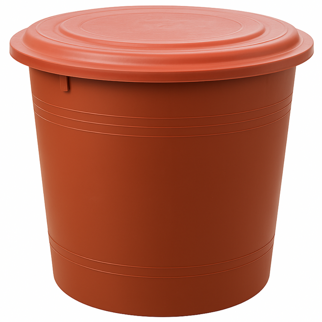 다라이몰 원형 고무통 40L 50L 75L 100L 150L 200L 300L 수경재배 하우스 과수원, 1개