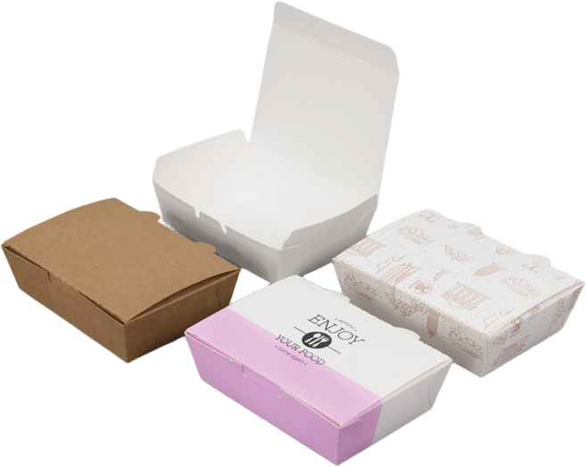 제이팩토리 종이 도시락용기 일회용 김밥도시락 꼬마김밥 KP 포장용기, 50개, 1세트, 백색