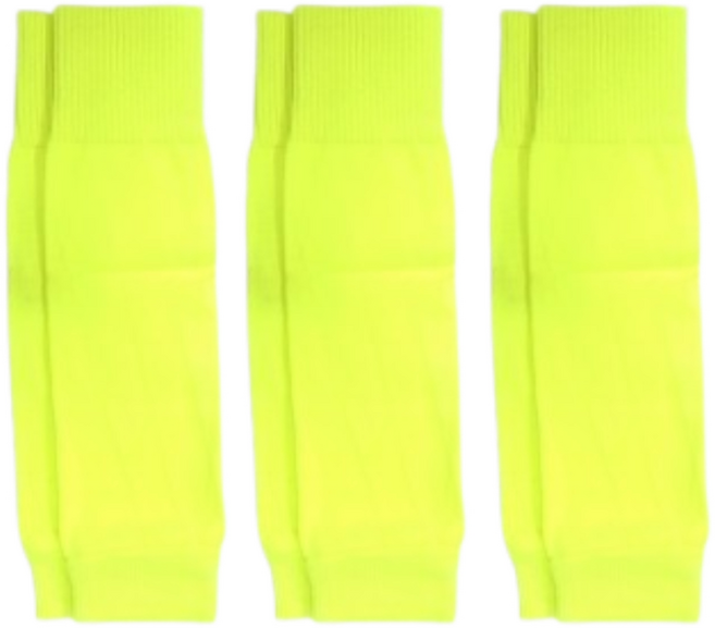 맨사템 압박 축구 튜브 반스타킹, 형광그린, 3개