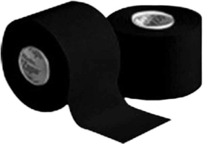 C테이프 3.8cm x 12m 1롤 블랙 스포츠 테이프 테이핑 면테이프 씨테이프 뮬러 축구 풋살 클라이밍 주짓수 뮬러씨테이프, 1개