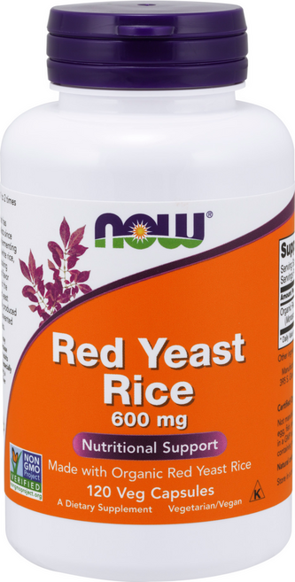 나우푸드 레드 이스트 라이스 600mg 베지 캡슐, 120정, 1개