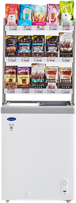 캐리어 CSDH-D100WA 97L 다용도 냉동 쇼케이스 편의점 냉동고, CSDH-D100WA단품