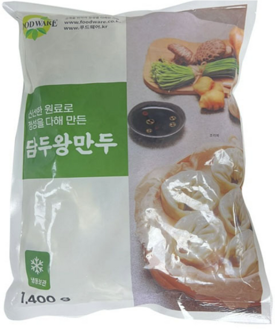 푸드웨어 담두 왕만두 1.4kg, 1개, 1.4g
