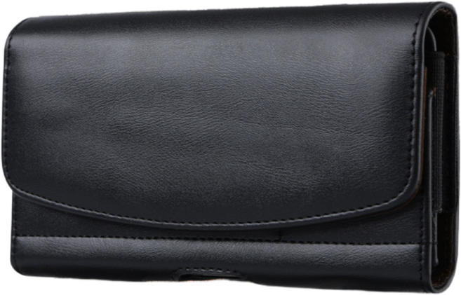 허리 벨트 가죽 케이스 카드 휴대폰 수납 가로형