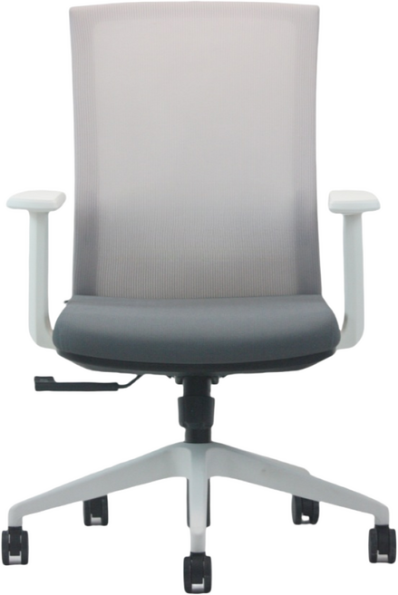 일본정품브랜드 OFFICE . STAR ENE-X 사무용 의자 회의실용 학생용 컴퓨터 메쉬 체어, 흰색 + 회색 + 회색