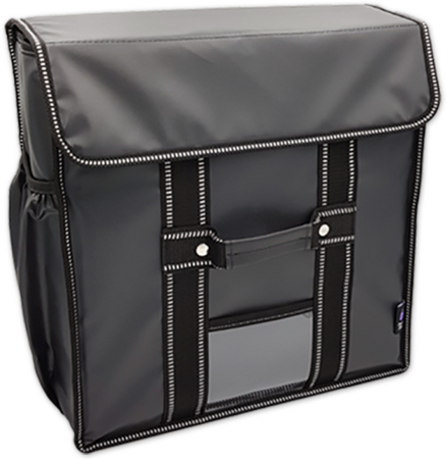 카멜레온바스켓 피자가방 15인치 3판용 방수 2컬러 / 배달가방 단열가방, 블랙