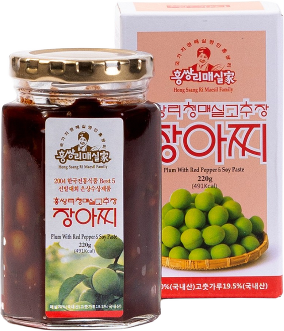 홍쌍리 매실장아찌 고추장장아찌 220g, 1개
