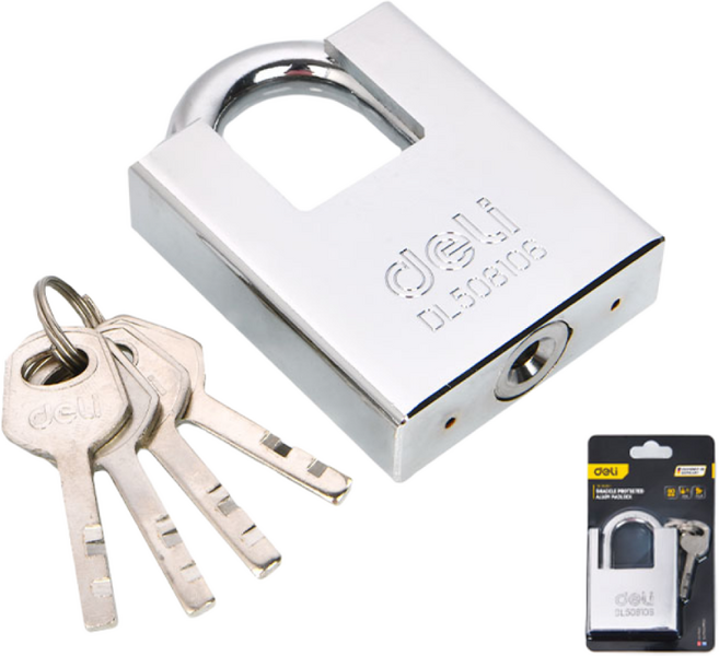 델리툴즈 셔터 샷다 자물쇠 녹방지 자물통 대형 DL508106, 1개