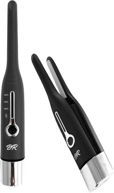 Beauro 뿌리미엄 무선고데기 5 000mAh 휴대용 대용량 고데기 블랙