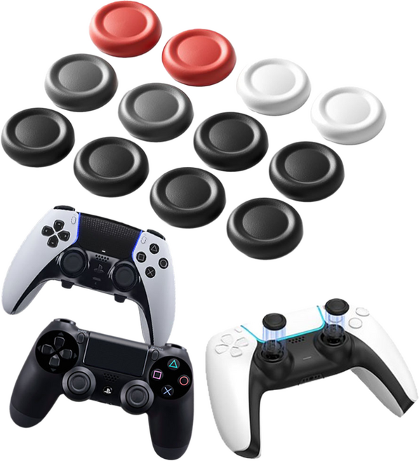 PS5 듀얼센스 캡 듀얼쇼크 스틱커버 교체용 클론캡 12p 플스4 플스5 컨트롤러 /이이네, 1개