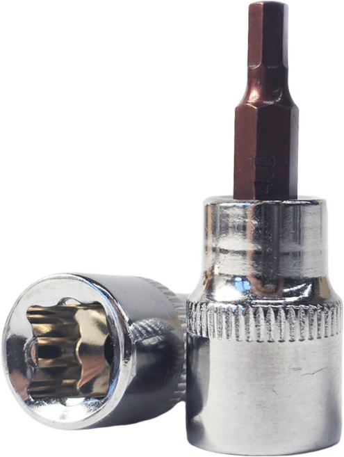 세인티에프 3/8 육각 비트 소켓 H4, 1개