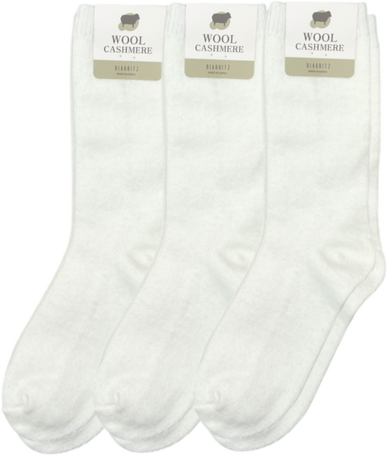 캐시미어양말 3묶음 (컬러선택) 겨울양말 컬러양말 주문폭주